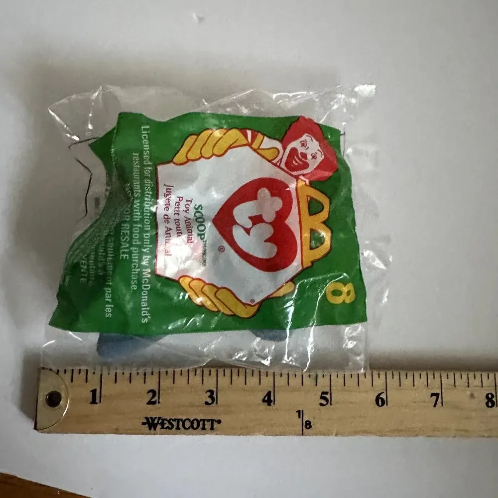 TY McDonald’s Teenie Beanie Baby “Scoop” the Pelican 1998 Happy Meal Toy #8